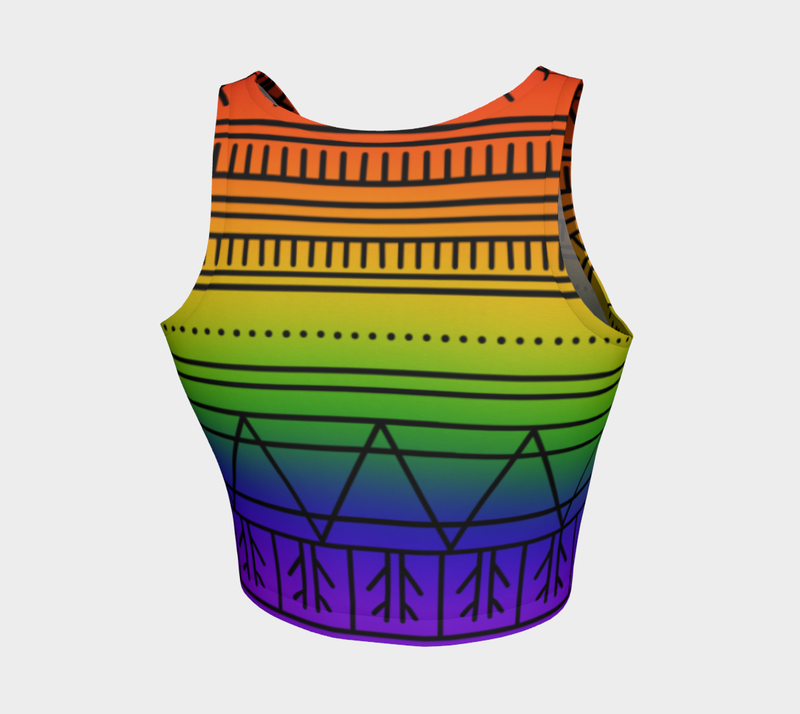 Rainbow Crop Top