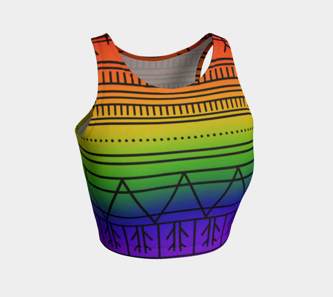 Rainbow Crop Top