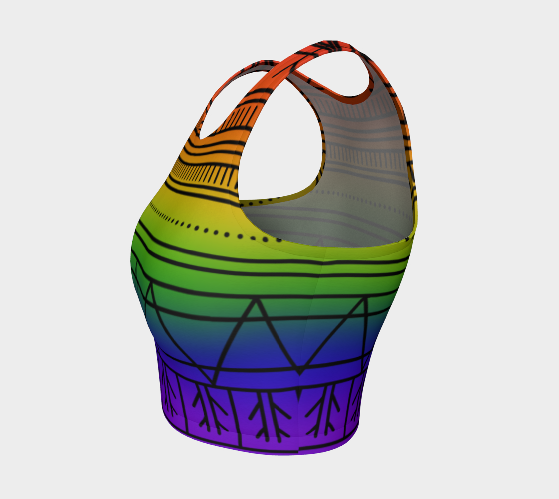 Rainbow Crop Top