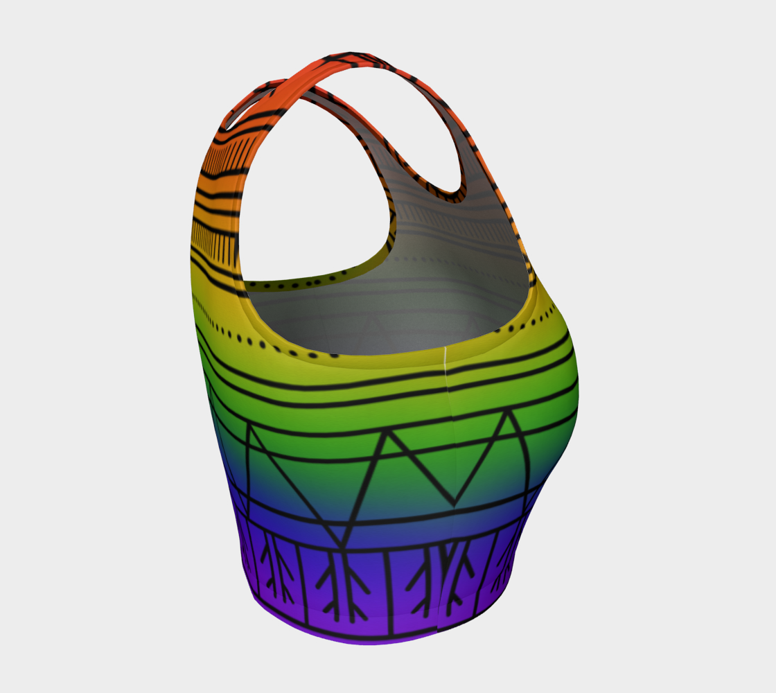 Rainbow Crop Top