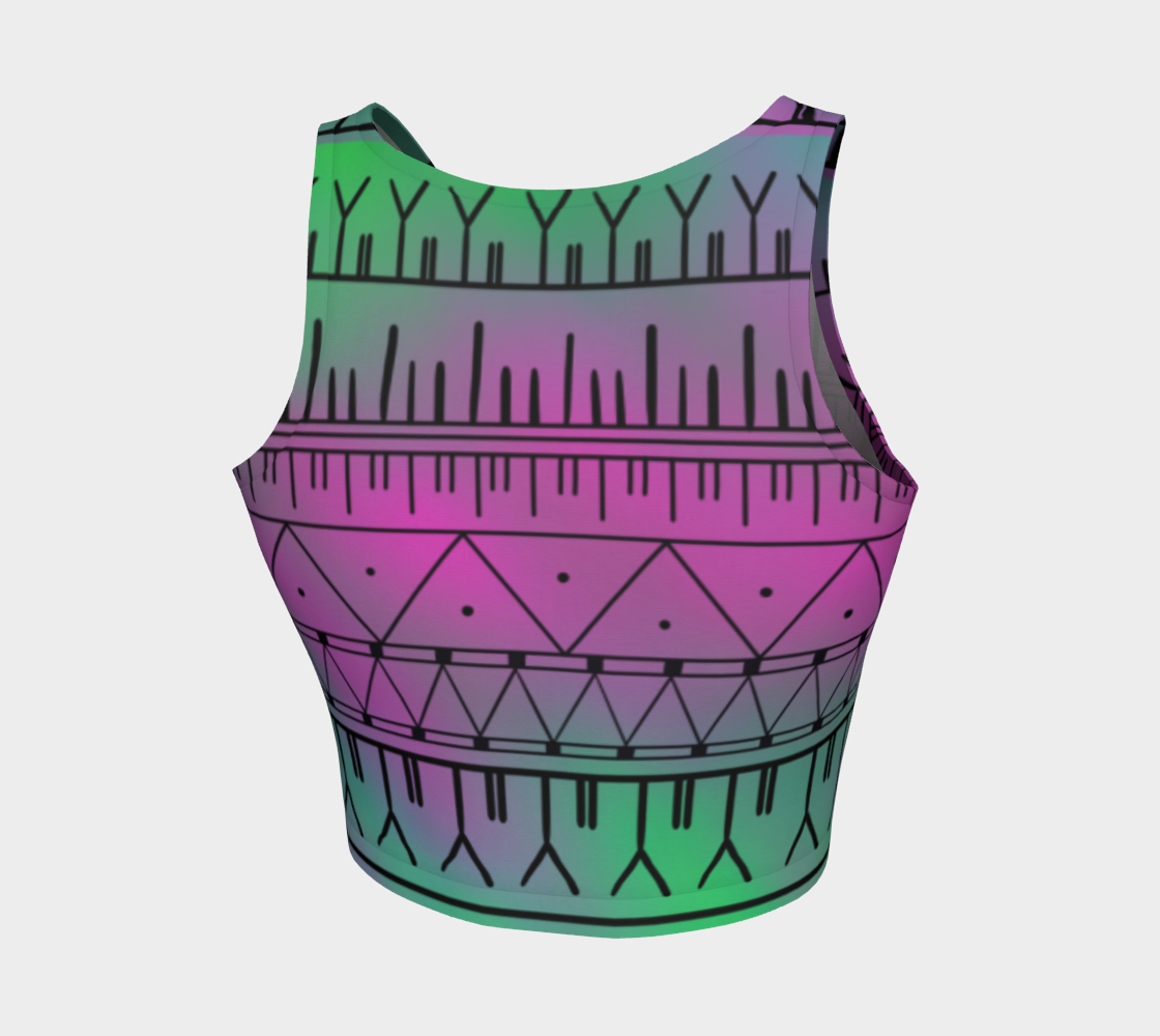 Kiwi Inuit Tattoo Crop Top