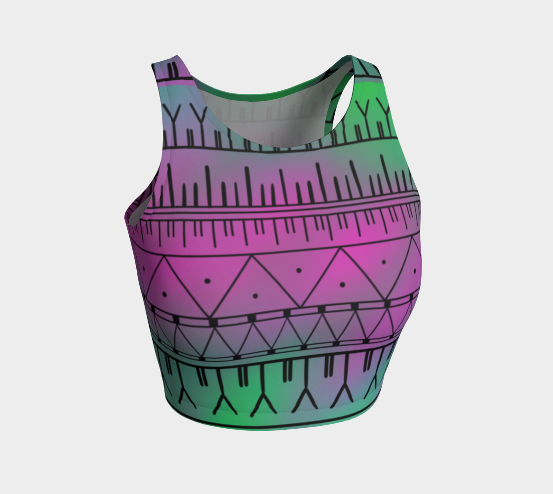 Kiwi Inuit Tattoo Crop Top