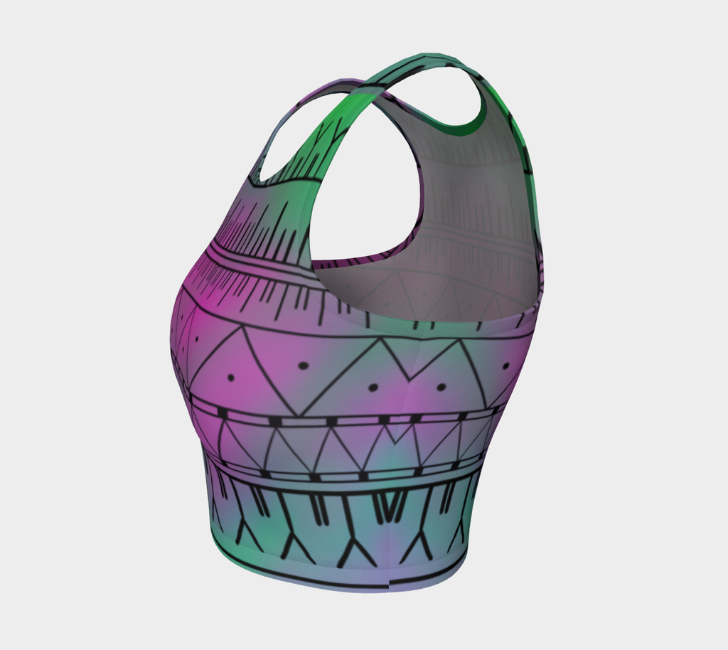 Kiwi Inuit Tattoo Crop Top