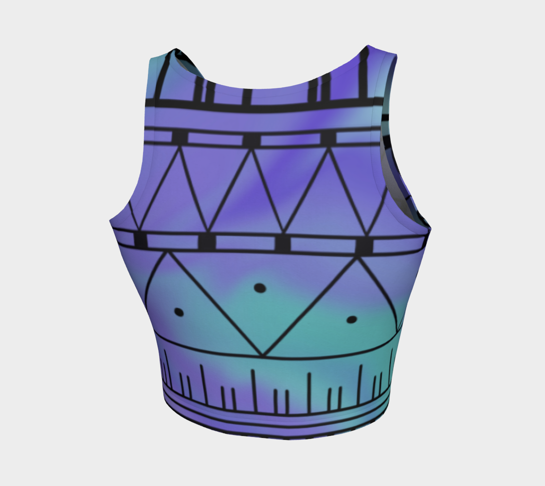 Northern Lights Variant 2 Crop Top