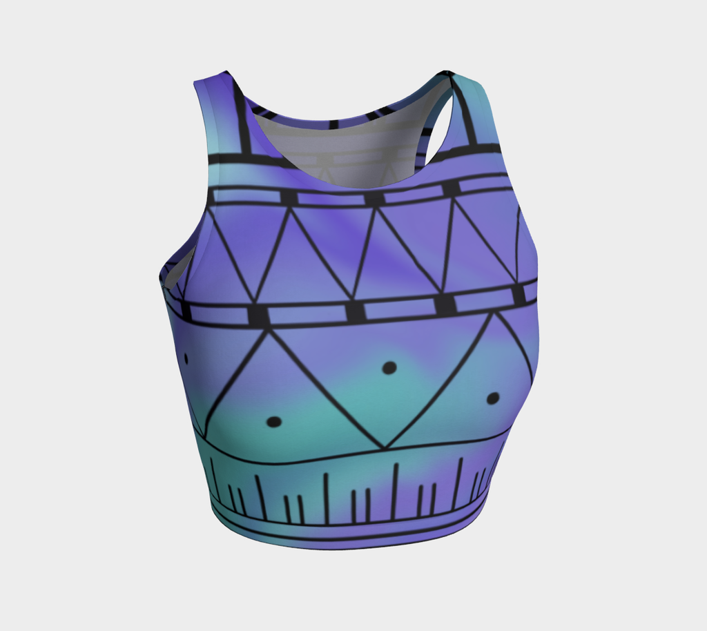 Northern Lights Variant 2 Crop Top