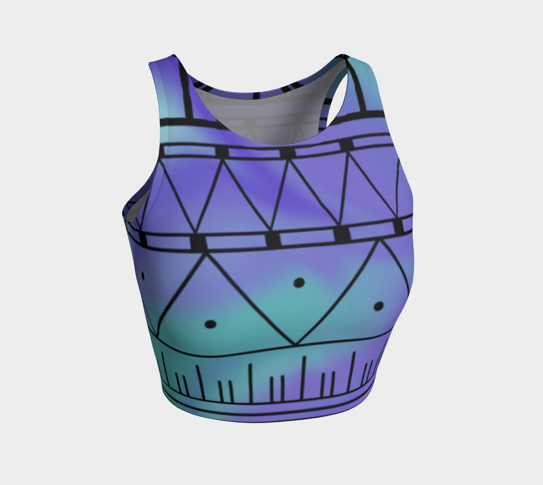 Northern Lights Variant 2 Crop Top