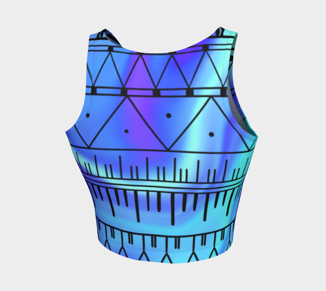 Northern Lights Inpired Crop Top