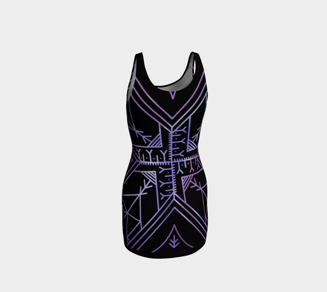 Geo Inuit Tattoo Dress