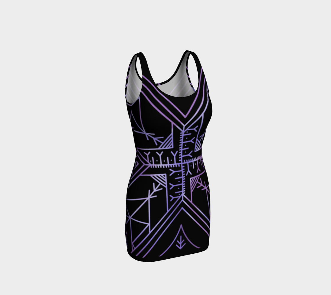 Geo Inuit Tattoo Dress