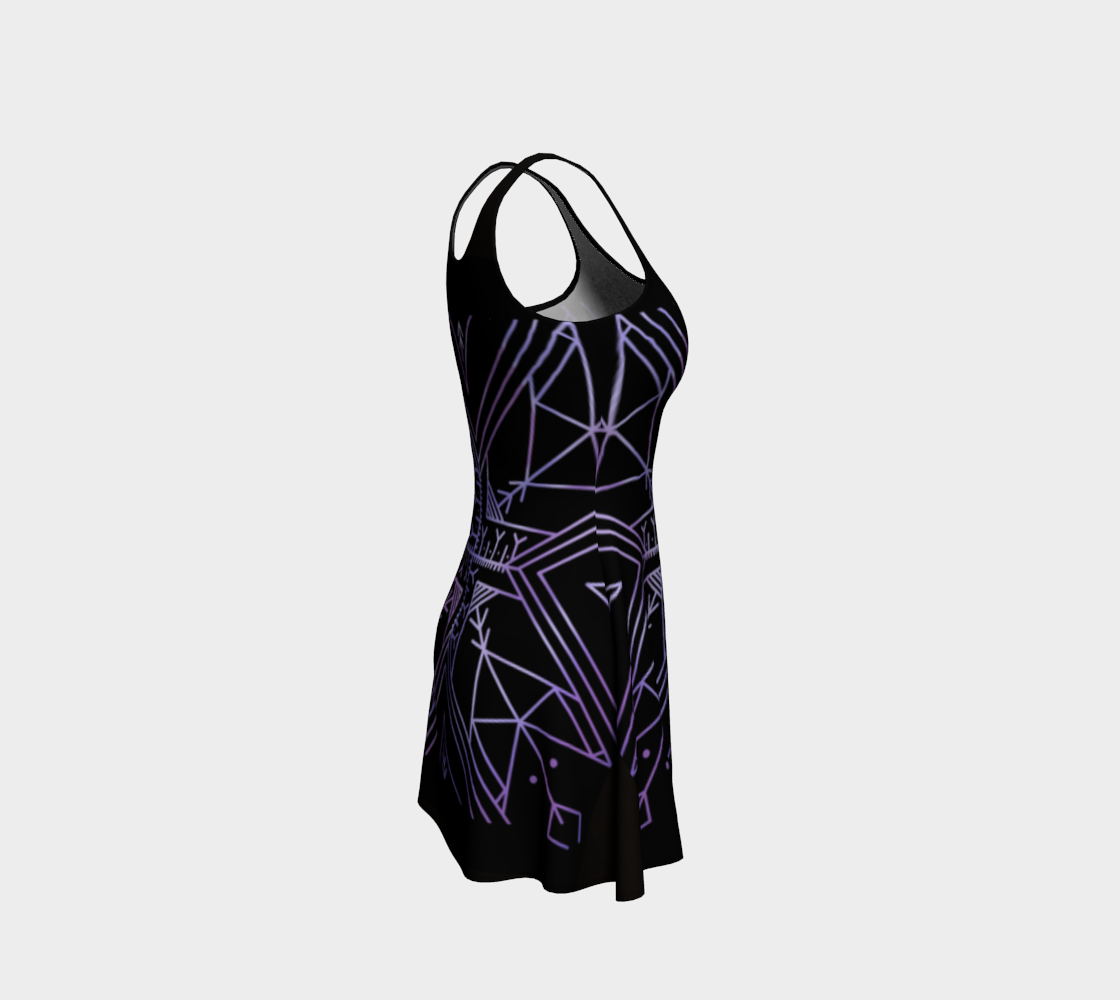 Geometric Flair Inuit Tattoo dress
