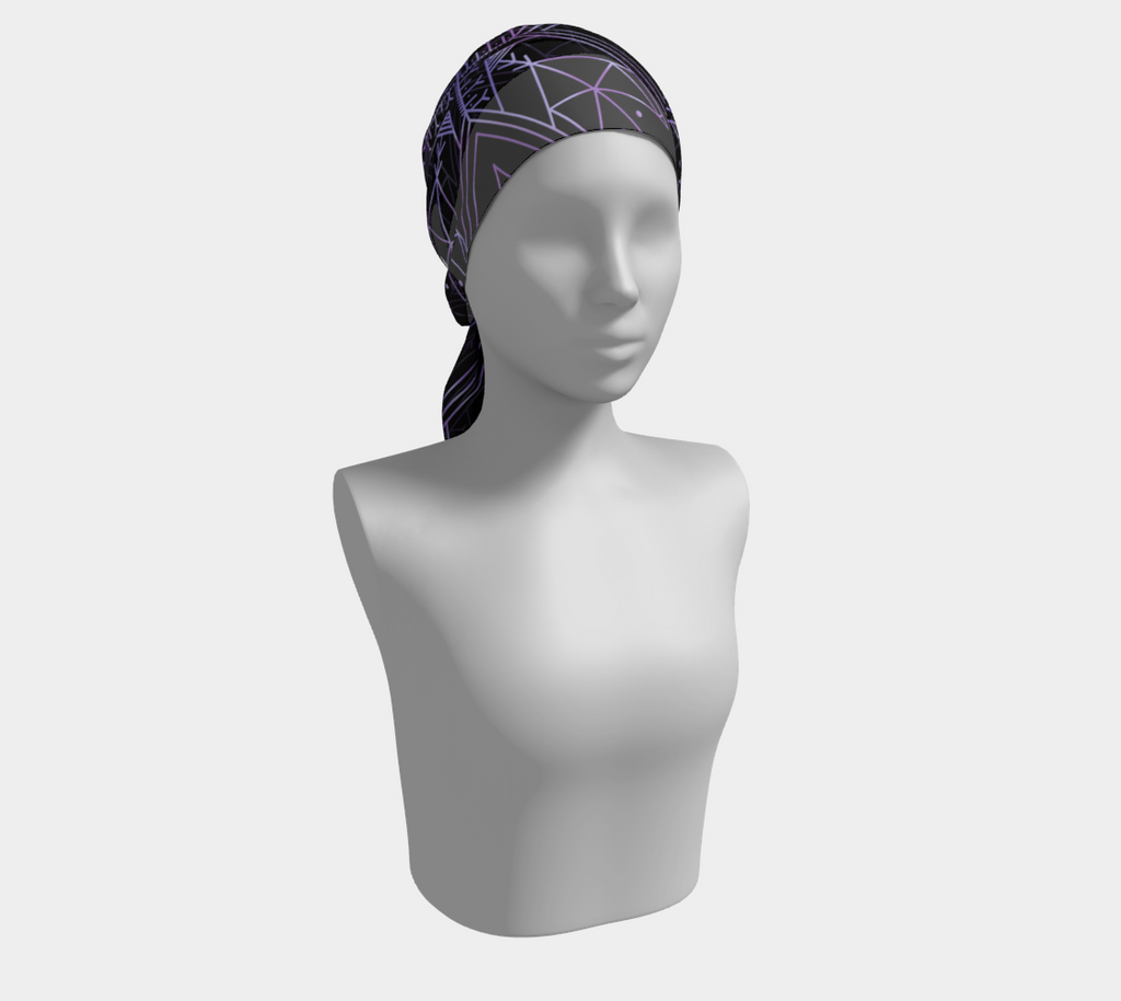 Inuit Tattoo scarf black