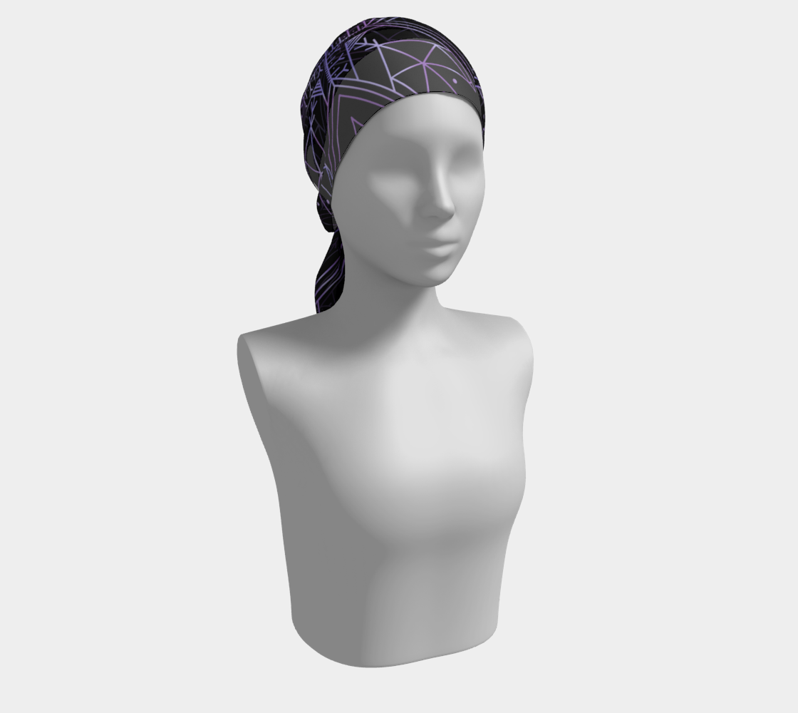 Inuit Tattoo scarf black