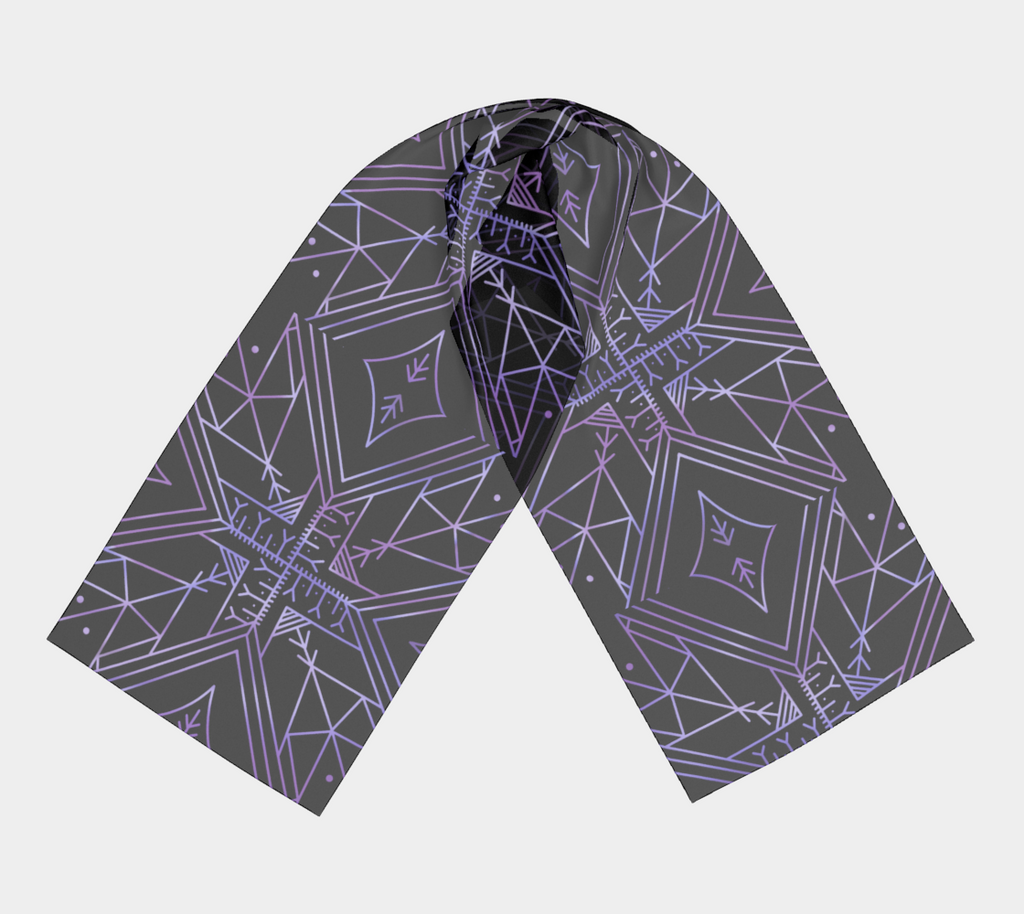Inuit Tattoo scarf black