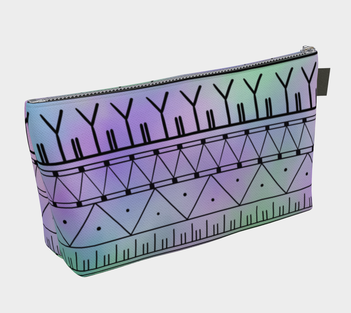 Plush Inuit tattoo purse