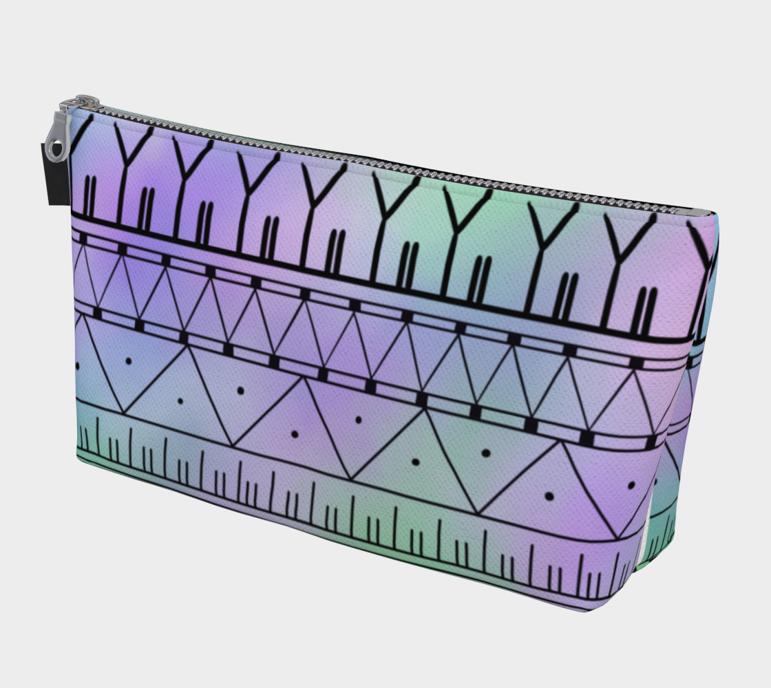 Plush Inuit tattoo purse