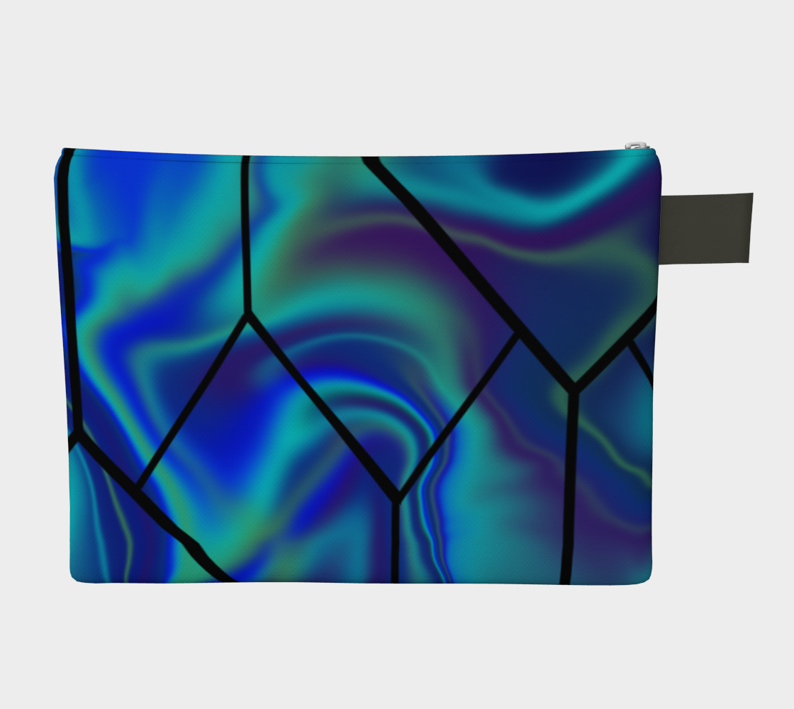 Northern Lights zipper pouch